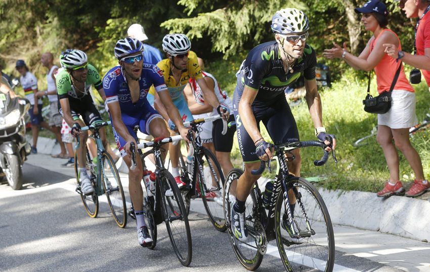 Alejandro Valverde: “El podio de París sigue siendo el objetivo y ahora solo pienso en la etapa de hoy que va a ser durísima”