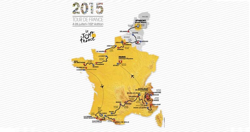Presentación del recorrido del Tour de Francia 2015
