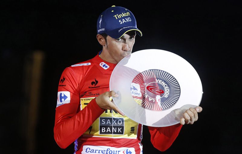 La contrarreloj de Borja fue la clave de la victoria de Contador