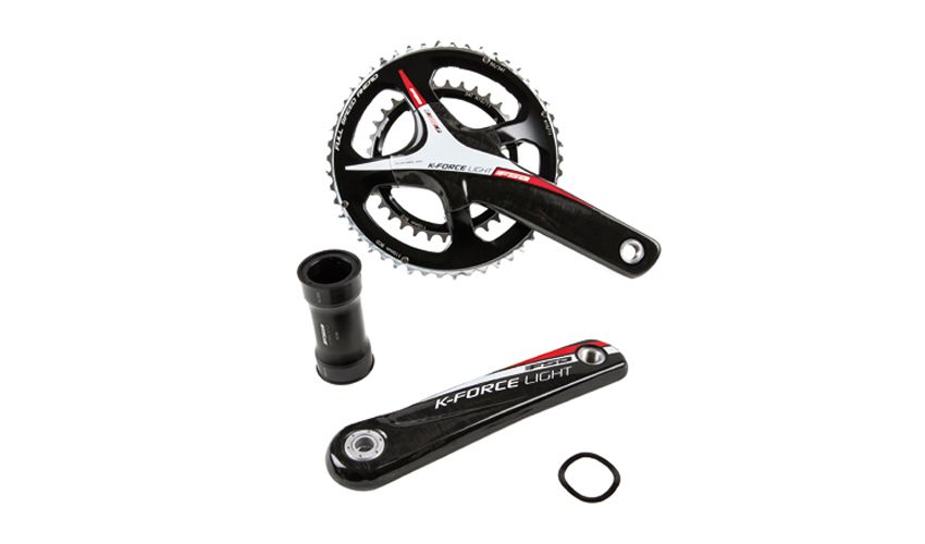 Prueba: Bielas y platos FSA K-Force Light BB386EVO
