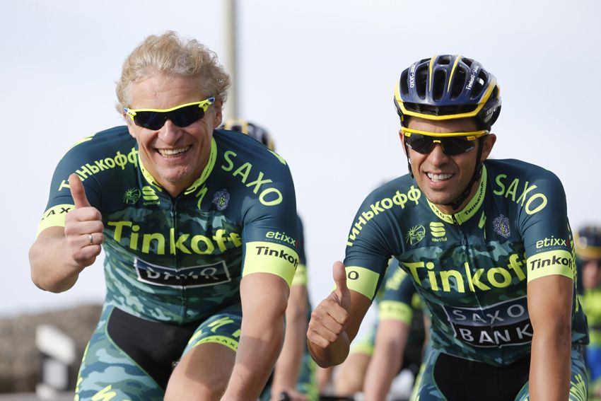 Oleg Tinkov: "Los rivales tienen miedo a Alberto Contador"