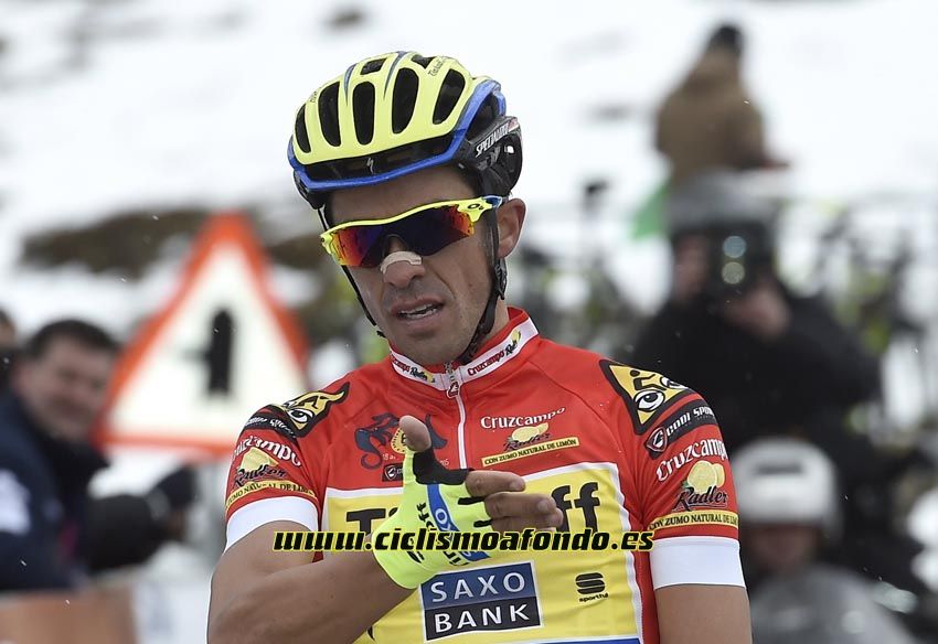 Vuelta a Andalucía 2015. Contador mete miedo en Hazallanas