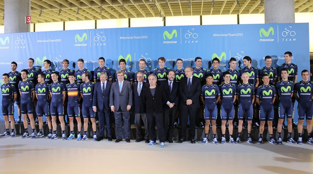 Movistar Team presenta su equipo para 2015 en Madrid