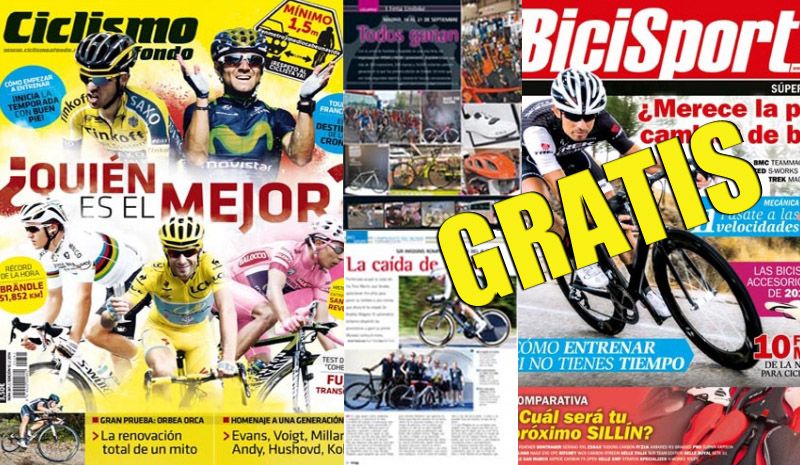 12 Números de Ciclismo a Fondo + Gratis suscripción a Bicisport durante un año