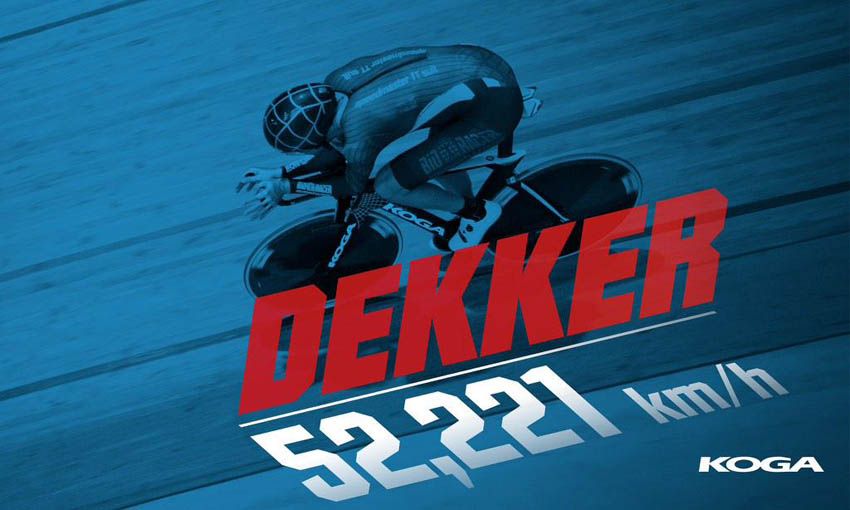 Dekker se queda a 270 metros de batir el Récord de la Hora