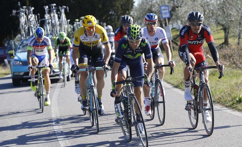 Declaraciones de Valverde tras la Strade-Bianche