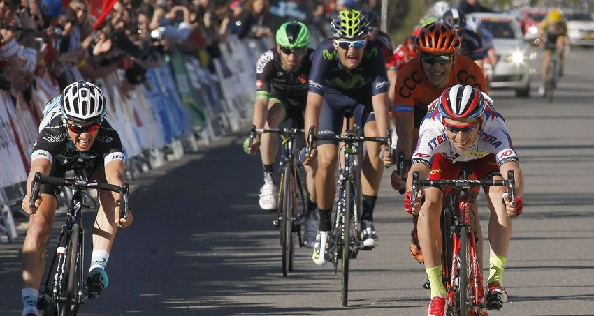 Volta a Catalunya. Chernetski se lleva la etapa y Contador acaba por el suelo