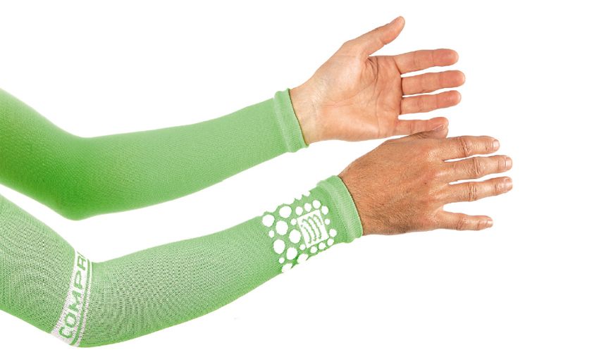Prueba: Manguitos Compressport Arm Force Fluo