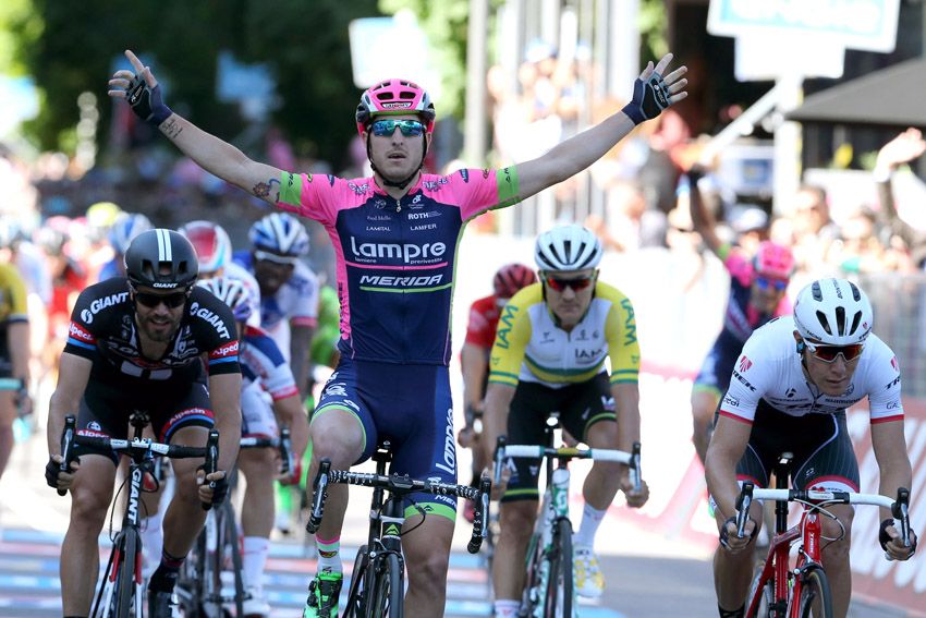 Giro de Italia. Modolo le da al Lampre su cuarto triunfo