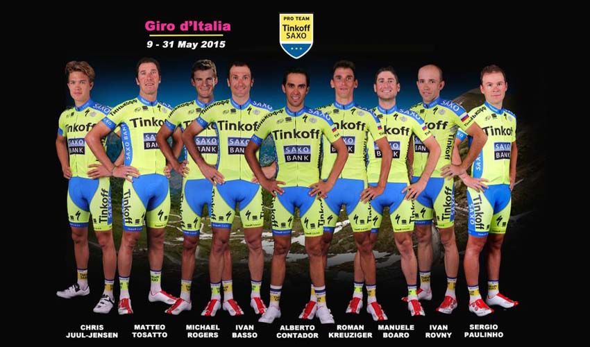 Tinkoff-Saxo anuncia el equipo que acompañará a Contador en el Giro de Italia