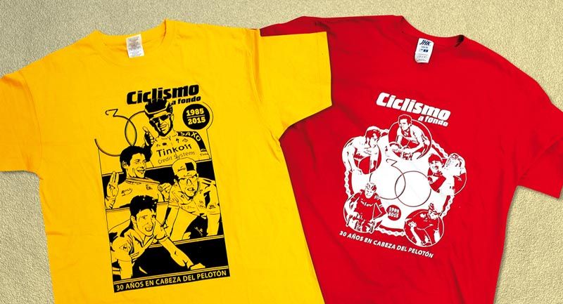 Las camisetas del 30 aniversario de Ciclismo a Fondo