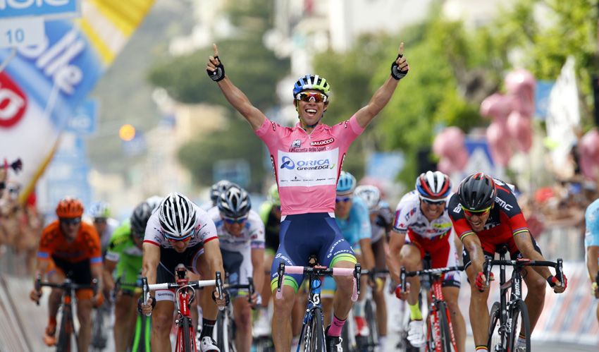 Giro de Italia. El rosa da alas a Matthews
