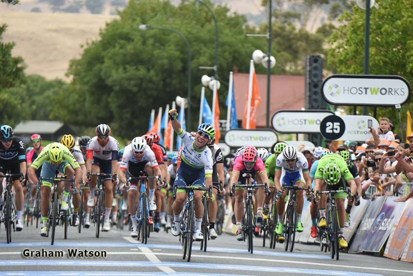 Tour Down Under, Ewan impone su velocidad en la primera etapa