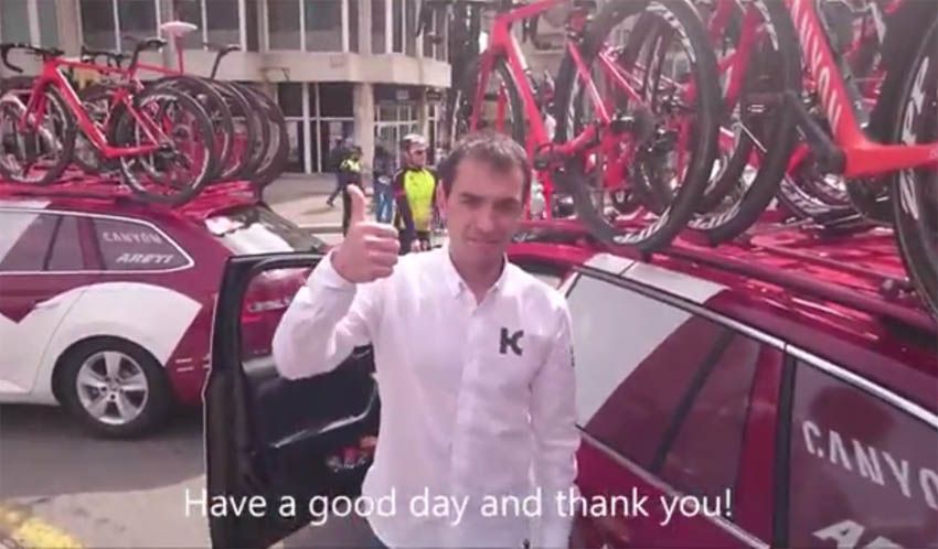 Vídeo: Xavi Florencio nos enseña el coche del Katusha