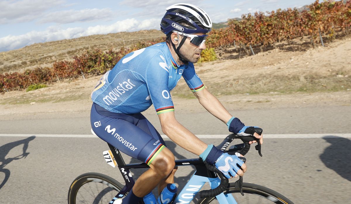 Una imagen de Alejandro Valverde en la Vuelta a España 2020. Foto: Photo Gomez Sport