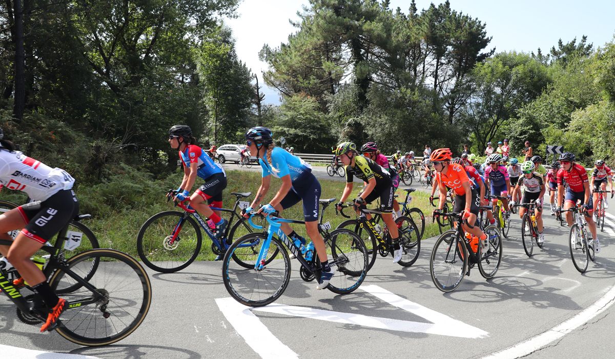 Una imagen de la Clásica de San Sebastián 2019. 