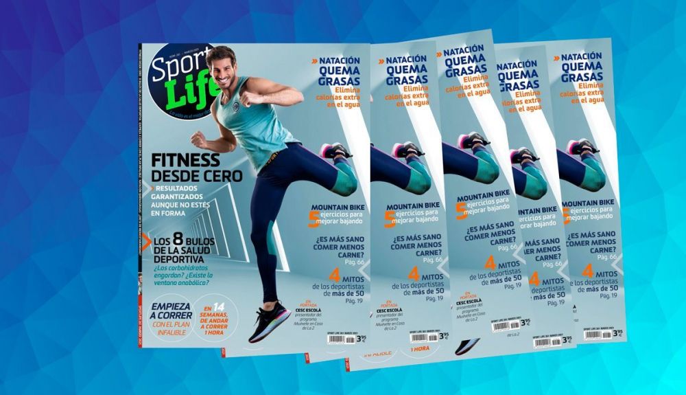 Portada Sport Life de marzo con Cesc Escolá Portada Sport Life de marzo con Cesc Escolá