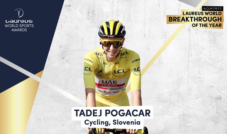 Pogacar nominacion premios laureus