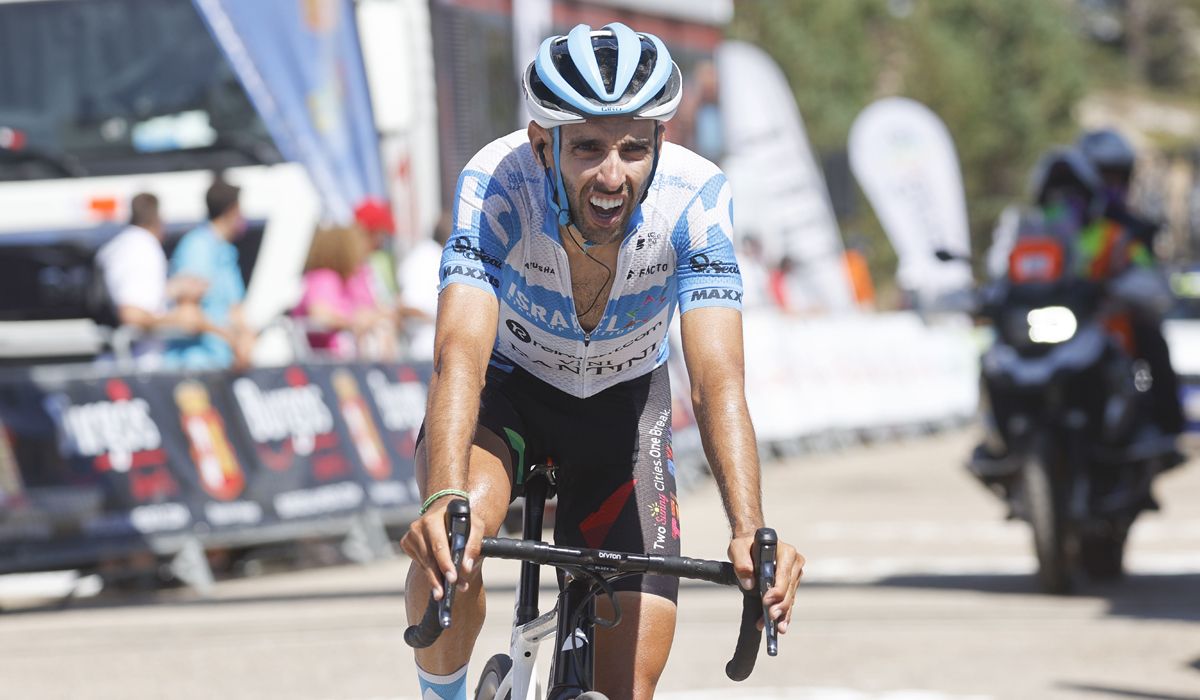Dani Navarro en la fuga de Vuelta a Burgos 2020. Foto: Photo Gomez Sport