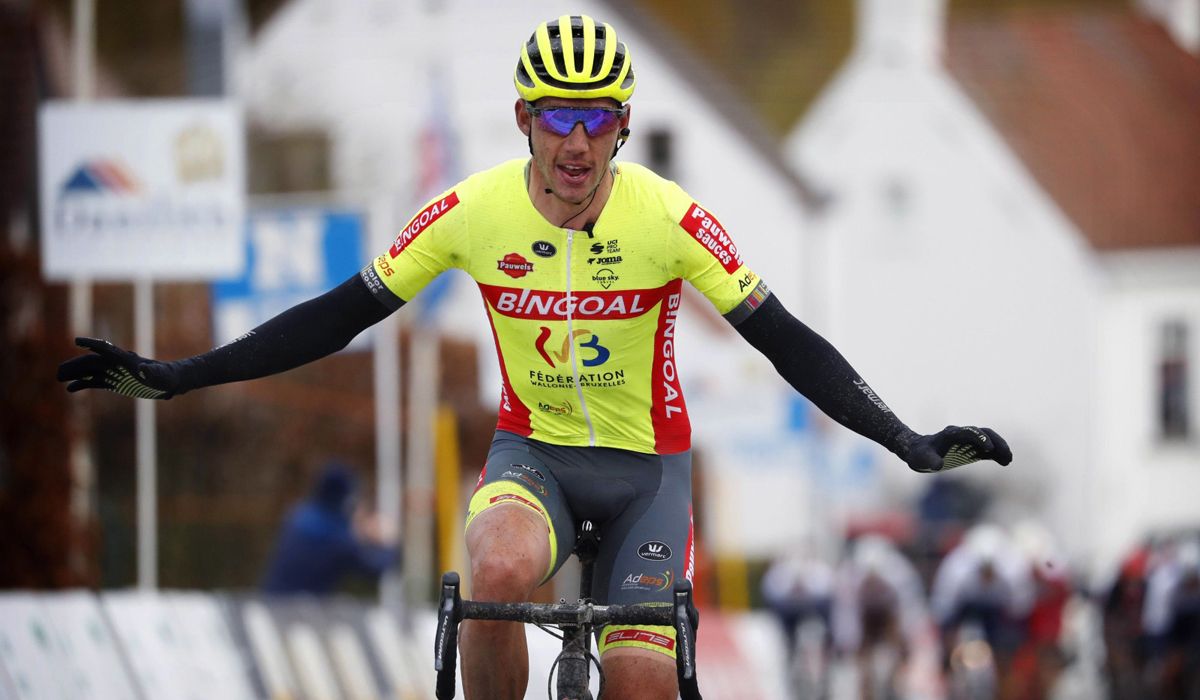 Ludovic Robbet, ganador de la Nokere-Koerse
