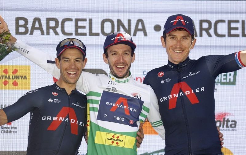Podio final de la Volta a Catalunya, copada por Ineos Grenadiers Podio final de la Volta a Catalunya, copada por Ineos Grenadiers