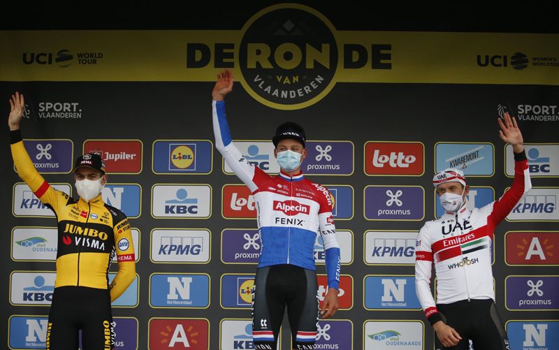 tour flandes 2020 podio