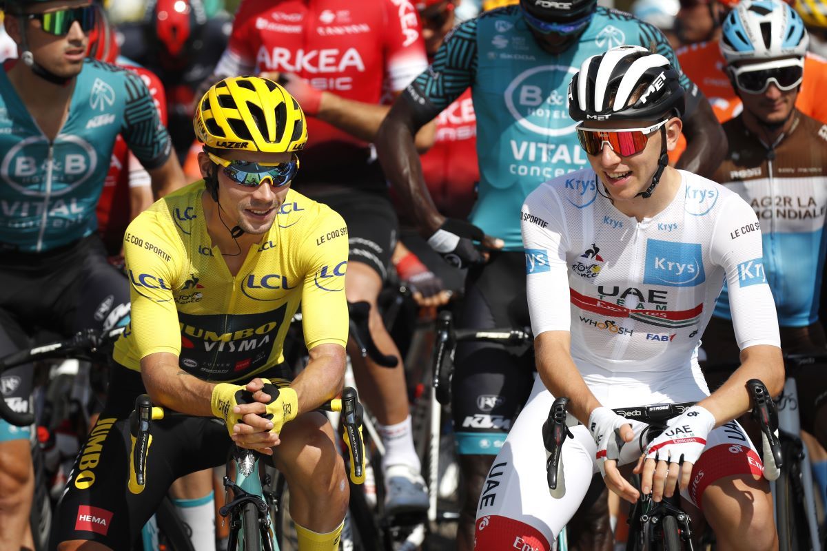 Roglic y Pogacar, durante el pasado Tour de Francia