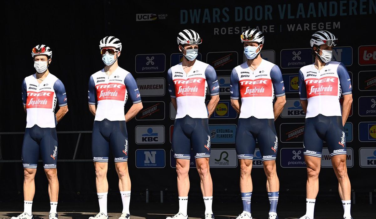 El Trek-Segafredo corrió en A Través de Flandes con solo cinco ciclistas. 