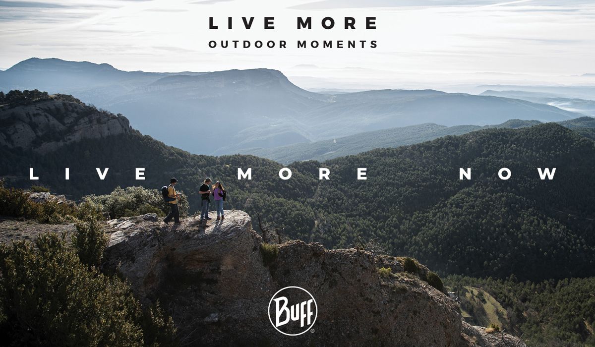 BUFF invita a vivir más al aire libre y en el momento presente a través de LIVE MORE NOW