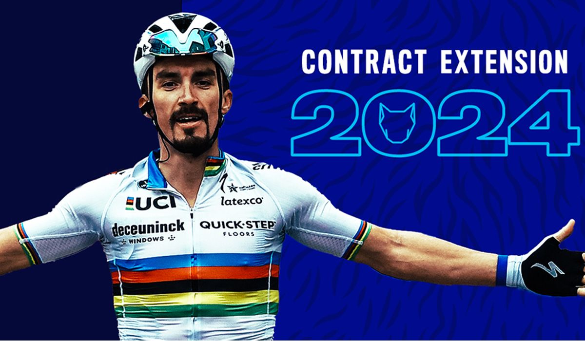 Julian Alaphilippe renueva con Deceuninck-Quick Step hasta 2024