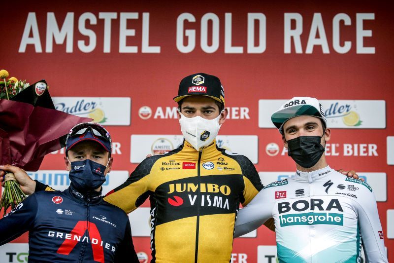 Podio fina de la Amstel Gold Race 2021 Podio fina de la Amstel Gold Race 2021