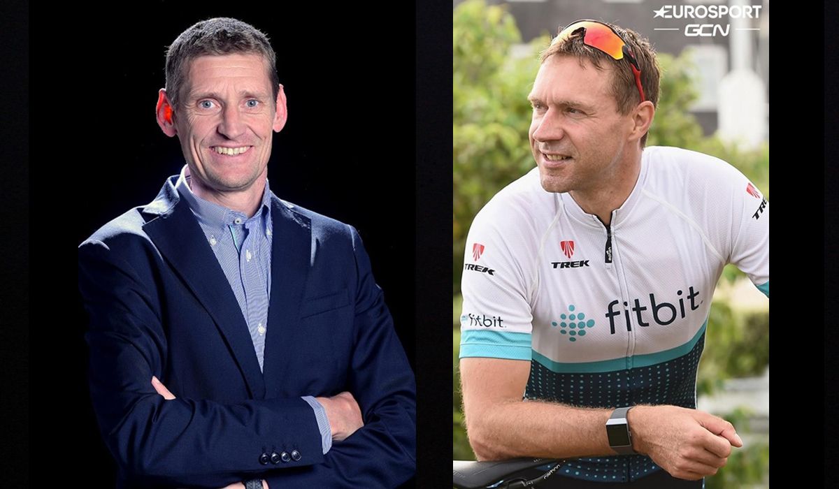Los ex ciclistas alemanes Rolf Aldag (izda) y Jens Voigt (der) nos dan su opinión sobre el Giro de Italia. Foto: Eurosport