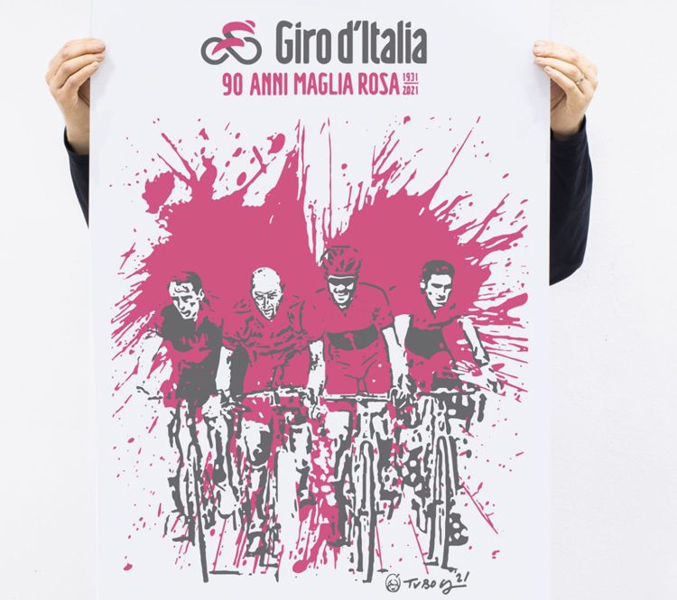 poster maglia rosa