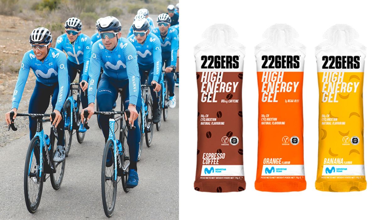 Los cinco nuevos geles de 226ers para el Movistar Team