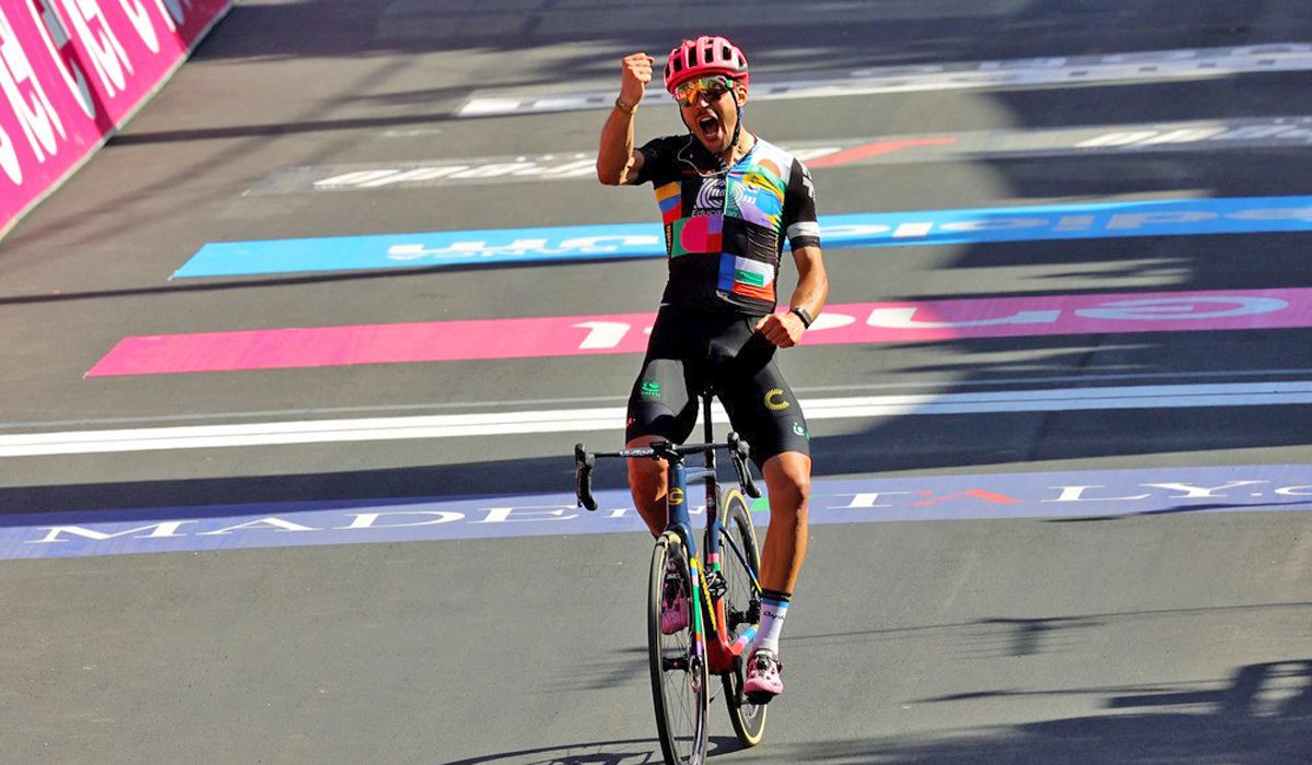 Alberto Bettiol, ganador en solitario en Stradella. Foto: Ilario Biondi / Bettini Photo