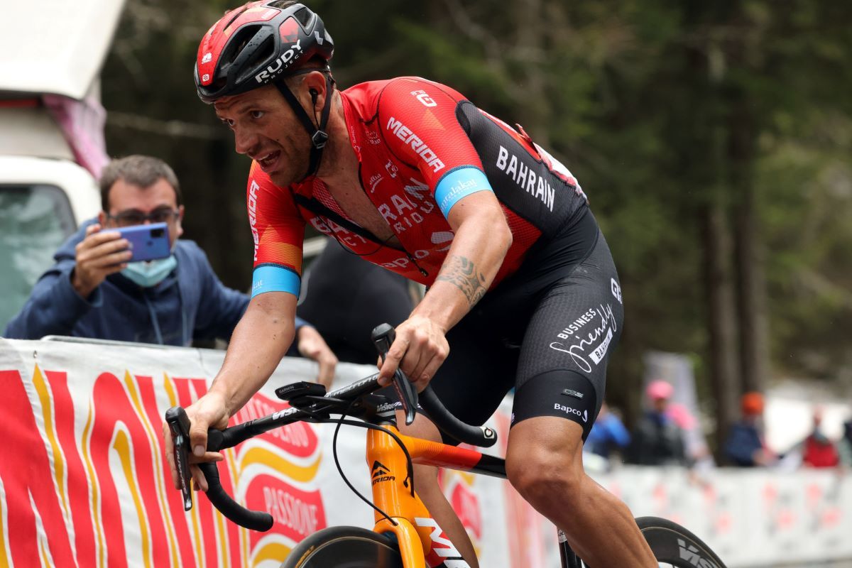 Damiano Caruso, en Alpe Motta.
