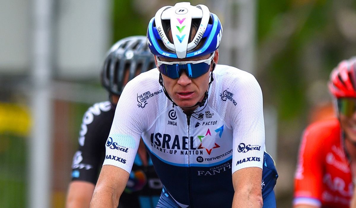 Chris Froome en una imagen del Criterium du Dauphiné que está corriendo