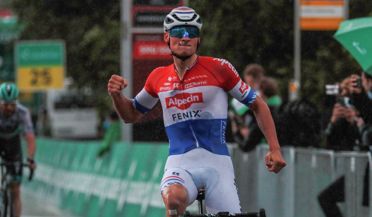 Van der Poel, intratable en el final en Lachen.Foto: Heinz Zwicky / Bettini Photo