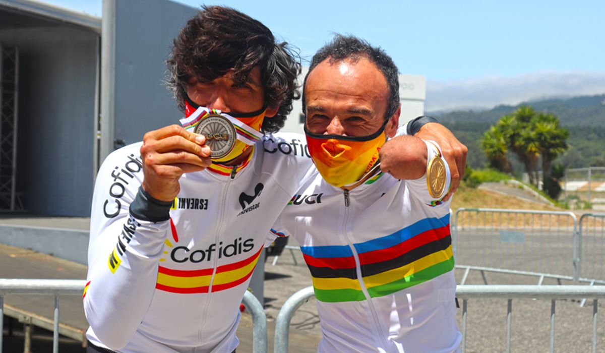 Ten y Eckhard se visten de oro y plata en las contrarrelojes del Mundial de Cascais 2021