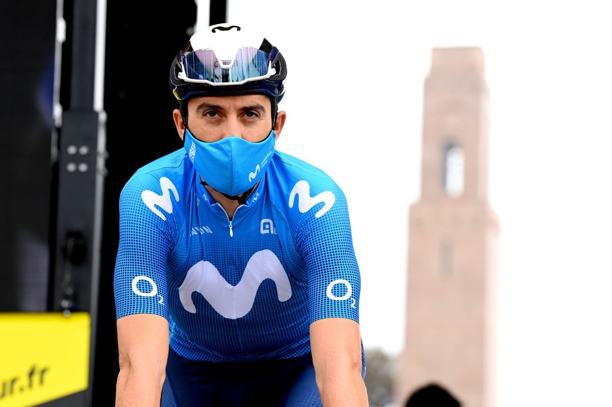 Marc Soler, en la salida de la primera etapa del Tour 2021