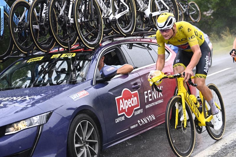 Se acabó el sueño amarillo de Van der Poel