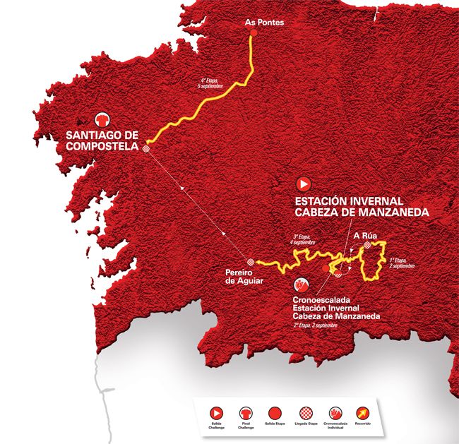 Recorrido CH21 Galicia Recorrido CH21 Galicia