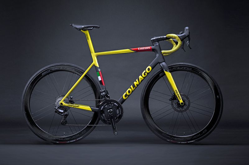 V3Rs TDF POGA YELLOW laterale fondo nero V3Rs TDF POGA YELLOW laterale fondo nero
