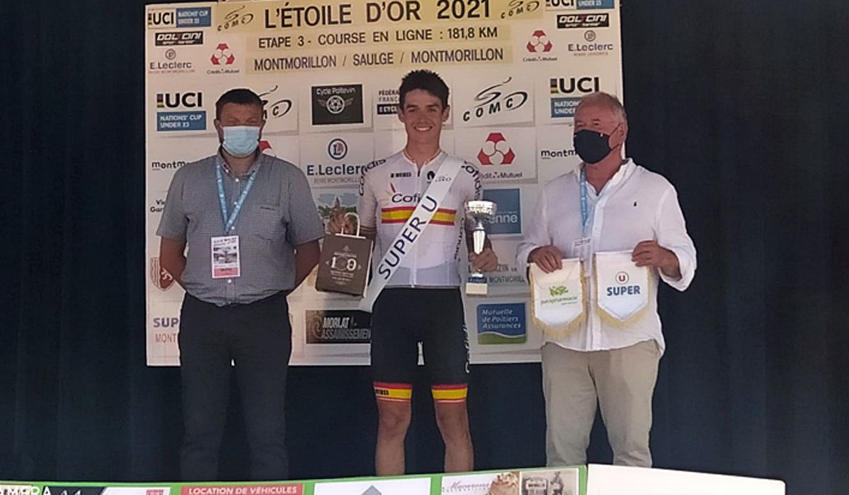 Xabier Mikel Azparren, premio de la combatividad en l’Etoile d’Or y noveno de la general