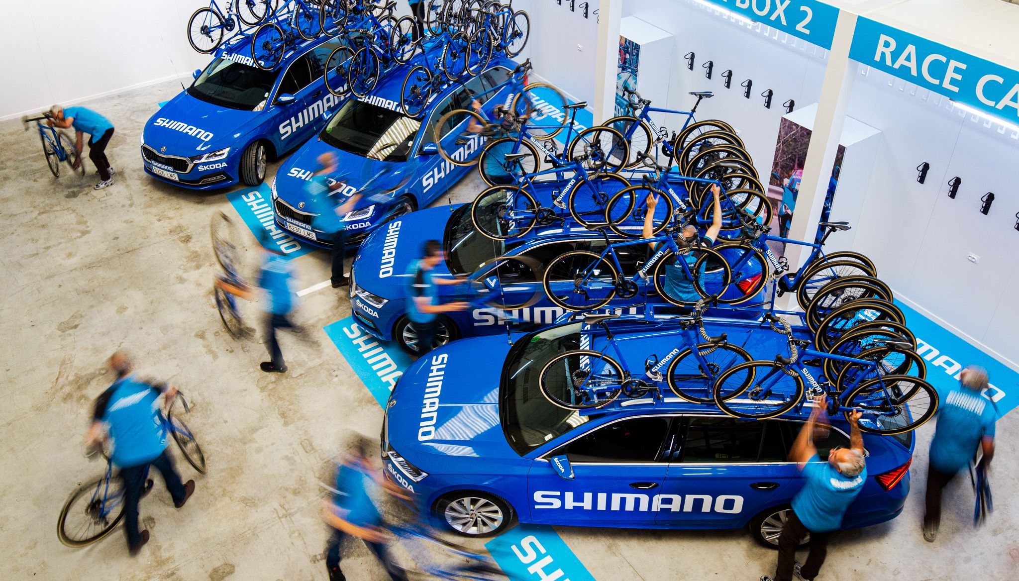 Shimano, preparado para seguir ofreciendo su apoyo a los corredores y los equipos en La Vuelta.