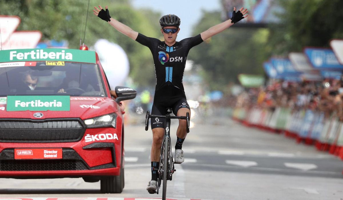 Michael Storer (Team DSM) repite victoria en La Vuelta. Foto: Photo Gomez Sport