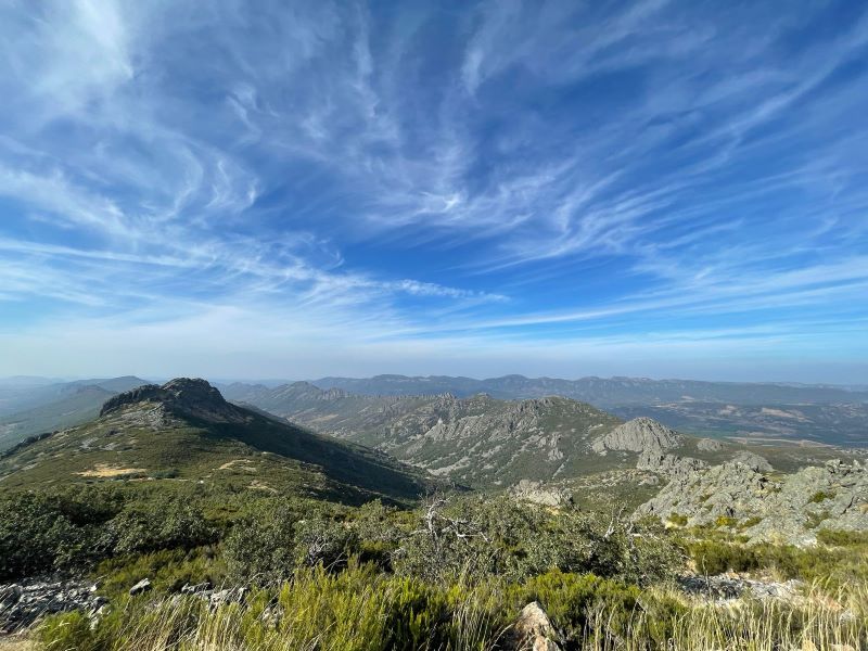 Panorámica desde el Pico Villuercas Panorámica desde el Pico Villuercas