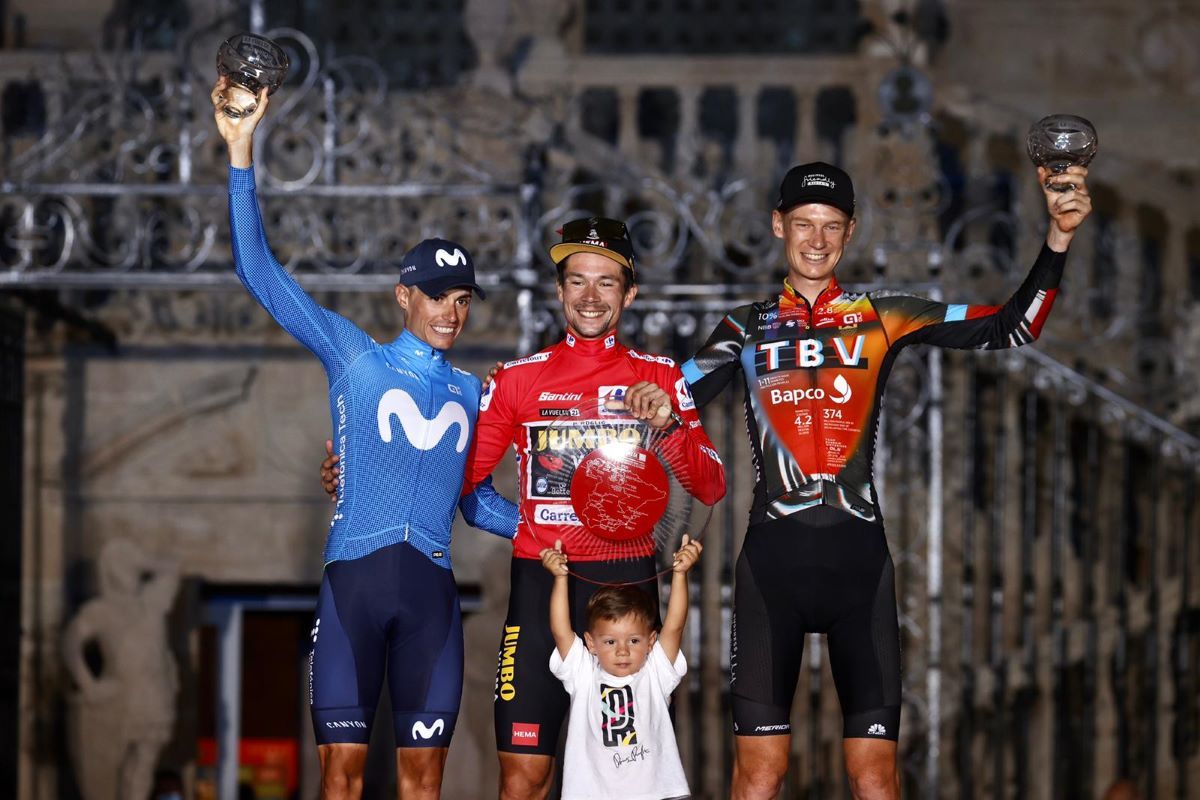 Podio final de La Vuelta 2021