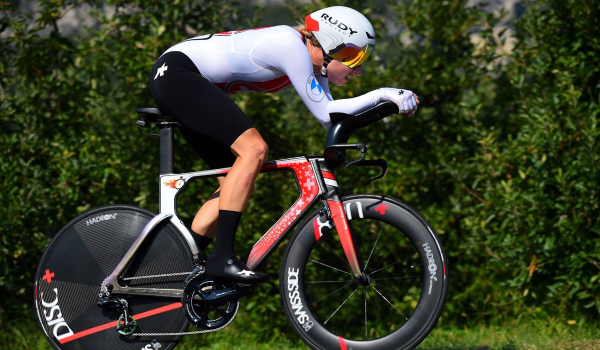 La suiza Marlen Reusser, campeona de Europa contrarreloj