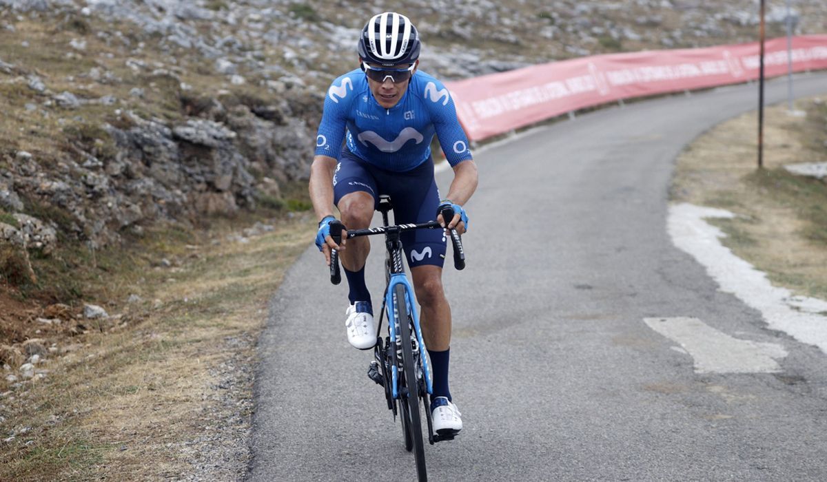 Miguel Ángel López, el día que triunfo en la etapa de La Vuelta 21 con final en el Gamoniteiru